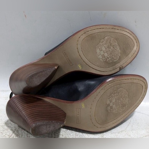 Vince Camuto Devon’s Asymmetric Leather Slingback Heel Size 12W - Picture 3 of 5